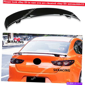 CO GAp[c V[KOXubNAe[gNX|C[EBObvgbv}c_3 2016-2021 Seagull Gloss Black Rear Tail Trunk Spoiler Wing Lip Trim For Mazda 3 2016-2021