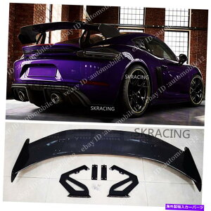 CO GAp[c |VF{NX^[PC}718 987 981 GT4X^C̊J[{t@Co[X|C[EBOp For Porsche Boxster Cayman 718 987 981 GT4-style Dry Carbon Fiber Spoiler Wing