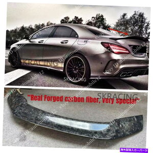 CO GAp[c xcW117 CLA25550 CLA45 13-19p̋UJ[{AgNX|C[EBO Forged Carbon Rear Trunk Spoiler Wing For Benz W117 CLA200 CLA250 CLA45 13-19