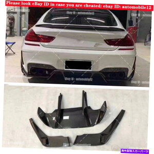 CO GAp[c 3PCS/1SET FITS 2012-2017 BMW 6V[YF06 M6 VX^CAfBt[U[J[{t@Co[ 3pcs/1set Fits 2012-2017 BMW 6 Series F06 M6 V Style Rear Diffuser Carbon Fiber