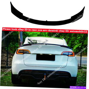 CO GAp[c 2020-2022̃eXfyVX^COXubNAuXgNChX|C[EBO For 2020-2022 Tesla Model Y NEW Style Gloss black ABS Trunk Lid Spoiler Wing