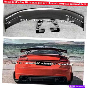 CO GAp[c J[{t@Co[AgNbvX|C[u[gEBOtBbgAEfBTT TTS TTRSXC Carbon Fiber Rear Trunk Lip Spoiler Boot Wing Fits For Audi TT TTS TTRS Sline
