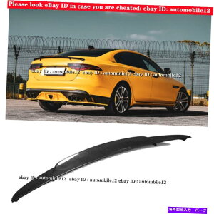 CO GAp[c 16-20WK[XF XE XEL XFLgNbvX|C[AEBOX|C[p̃J[{t@Co[ Carbon Fiber For 16-20 Jaguar XF XE XEL XFL Trunk Lip Spoiler Rear Wing Spoiler