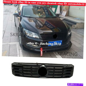 CO GAp[c tHNX[QvwpbTbg2011-15tgop[Abp[OOɌăOXubNtBbg Gloss Black Fit For Volkswagen VW Passat 2011-15 Front Bumper Upper Grille G