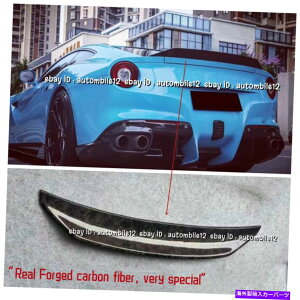 CO GAp[c tF[F12xlb^VX^CbJ[{t@Co[AgNX|C[ɓKĂ܂ Fit For Ferrari F12 Berlinetta New -Style Forged Carbon Fiber Rear Trunk Spoiler