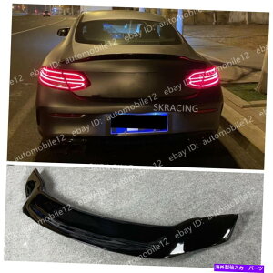 CO GAp[c 2015-2021ZfXxcW205 C63N[y̌̂ubNgNX|C[EBO Glossy Black Trunk Spoiler Wing For 2015-2021 Mercedes Benz W205 C63 Coupe