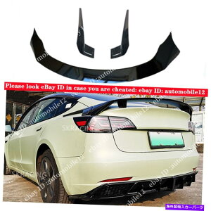 CO GAp[c eXf3 17-22X|C[EBOptH[}XJ[{t@Co[AgNbvLbg For Tesla Model 3 17-22 Spoiler Wing Performance Carbon Fiber Rear Trunk Lip Kit