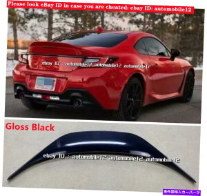 CO GAp[c ̂鍕AgNX|C[EBObvtBbgXoBRZg^GR86 2022 Glossy Black Rear Trunk Spoiler Wing Lip Fits Subaru BRZ Toyota GR86 2022