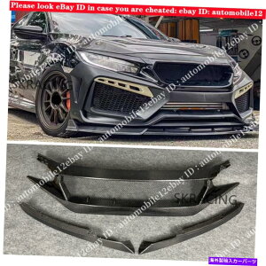 CO GAp[c z_VrbNFK8 FC1 FK7 N1J[{t@Co[tgZ^[bVOOgp For Honda Civic FK8 FC1 FK7 N1 Carbon Fiber Front Center Mesh Grille Grill Trim