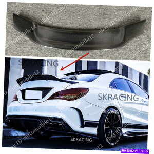 CO GAp[c xcW117 CLA25550 CLA45 13-19p̃AJ[{AgNX|C[W Real Carbon Rear Trunk Spoiler Lid Wing For Benz W117 CLA200 CLA250 CLA45 13-19