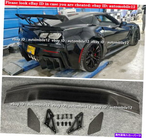 CO GAp[c 2014-2019V{[RxbgC7̃J[{t@Co[AEBOX|C[gNbv Carbon Fiber Rear Wing Spoiler Trunk Lip For 2014-2019 Chevrolet Corvette C7