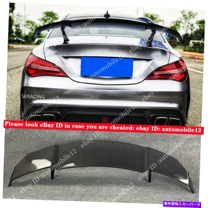 海外製 エアロパーツ Benz W117 CLA200 CLA250 CLA45 2013-2019用のカーボンファイバースタイルリアスポイラーウィング Carbon Fiber Style Rear Spoiler Wing For Benz W117 CLA200 CLA250 CLA45 2013-2019