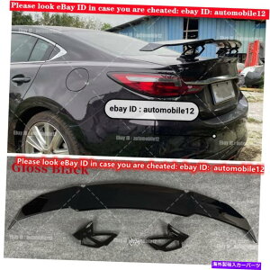 CO GAp[c }c_6AeUZ_2014-2019̂ubNGTAX|C[gNEBO Fits Mazda 6 Atenza Sedan 2014-2019 Glossy Black GT Rear Spoiler Trunk Wing