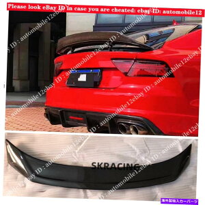 CO GAp[c J[J[{t@Co[AgNbhX|C[EBOubNAEfBA7 S7 RS7 2013-2017 Car Carbon Fiber Rear Trunk Lid Spoiler Wing Black For Audi A7 S7 RS7 2013-2017