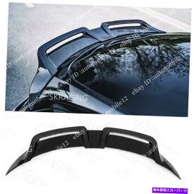 海外製 エアロパーツ カーボンファイバーリアテールトランクスポイラーウィングリップトリムフィット2020-2021テスラモデルY Carbon Fiber Rear Tail Trunk Spoiler Wing Lip Trim Fits 2020-2021 Tesla Model Y