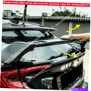 CO GAp[c g^Chr CHR 2016-2019 ABSvX`bNJ[{t@Co[J[AX|C[EBO For Toyota CHR C-HR 2016-2019 ABS Plastic Carbon Fiber Color Rear Spoiler Wing