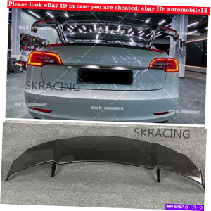 CO GAp[c 2017-2021eXf3̃J[{t@Co[X^CGTAgNEBO[VOl^o Carbon Fiber Style GT Rear Trunk Wing Racing Spoiler For 2017-2021 Tesla Model 3