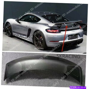 CO GAp[c |VF718 981 987{NX^[PC}̃J[{t@Co[AX|C[EBOGT4X^C Carbon Fiber Rear Spoiler Wing GT4 Style For Porsche 718 981 987 Boxster Cayman