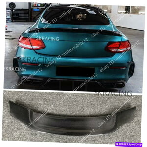 CO GAp[c ZfXxcW205 C205 C43 C63AMGN[yɓKJ[{AgNX|C[EBOEBO Carbon Rear Trunk Spoiler Wing Fit For Mercedes-Benz W205 C205 C43 C63AMG Coupe