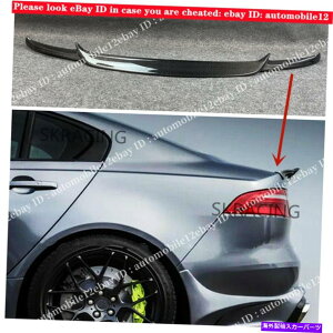 CO GAp[c 16-20pWK[XF XE XEL XFL XFLAJ[{t@Co[gNbvAX|C[EBObv For 16-20 Jaguar XF XE XEL XFL Real Carbon Fiber Trunk Lip Rear Spoiler Wing Lip