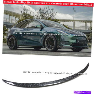 CO GAp[c 20-21eXfY PX^CgNX|C[EBO - UYf@ Fits 20-21 Tesla Model Y P Style Trunk Spoiler Wing - Forged Carbon Fiber