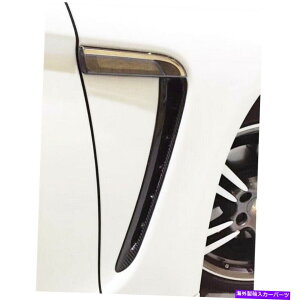 �C�O�� �G�A���p�[�c Porsche Panamera 970 10-16 2PC�̂��߂̖{���̃J�[�{���t�@�C�o�[�T�C�h�t�F���_�[�x���g�J�o�[�g���� Real Carbon Fiber Side Fender Vent Cover Trim For Porsche Panamera 970 10-16 2pc�y���s�A��