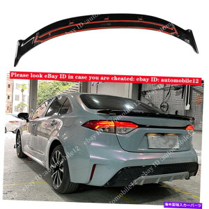 CO GAp[c g^J[Z_̂߂̌̂鍕Ae[gNX|C[EBObv2020-2022 Glossy Black Rear Tail Trunk Spoiler Wing Lip 2020-2022 For Toyota Corolla Sedan