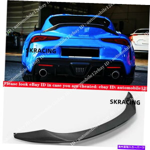 �C�O�� �G�A���p�[�c 20-22�g���^�X�[�v��GR A90 A91 MK5�J�[�{���t�@�C�o�[�g�����N�X�|�C���[�E�B���O���A���b�v For 20-22 Toyota Supra GR A90 A91 MK5 Carbon Fiber Trunk Spoiler Wing Rear Lip�y���s�A���i�z
