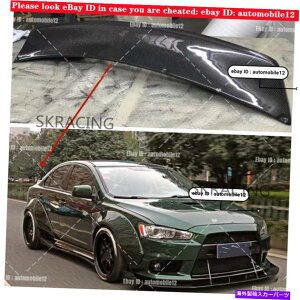 �C�O�� �G�A���p�[�c Mitsubishi Lancer Evolution Evo 2008-17�J�[�{���t�@�C�o�[���A�g�����N�X�|�C���[�E�B���O For Mitsubishi Lancer Evolution EVO 2008-17 Carbon Fiber Rear Trunk Spoiler Wing�y���s�A���i�z