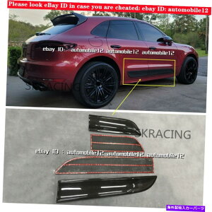 CO GAp[c 2014N2017Ñ|VF}JɌăZbgZbgZbg̖{̃J[{t@Co[hAplgTChu[h Real Carbon Fiber Door Panel Trims Side Blades Set For 2014