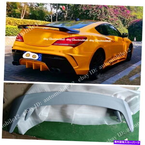 �C�O�� �G�A���p�[�c ���h����FRP�l�^�o���p�t�H�[�}���X���A�E�B���O�t�B�b�g�q�����_�C�W�F�l�V�X�N�[�y2010-16 Unpainted FRP Spoiler Performance Rear Wing Fits Hyundai Genesis Coupe 2010-16