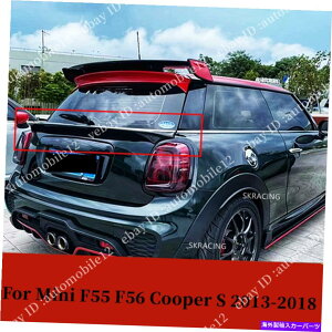 CO GAp[c ~jF55 F56N[p[S 2013-2018̂ubNA~hl^ogNEBO For Mini F55 F56 Cooper S 2013-2018 Glossy black Rear Middle Spoiler Trunk Wing