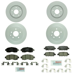 brake disc rotor {bVtg296mmA292mmfBXN[^[Z~bNpbhu[LLbgAltima FWD Bosch Front 296mm & Rear 292mm Disc Rotors Ceramic Pads Brake Kit For Altima FWD