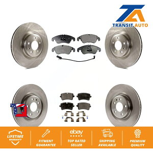 brake disc rotor AEfBA6 Quattro A7p̃tgAfBXNu[L[^[ƃZ~bNpbhLbg Front Rear Disc Brake Rotors And Ceramic Pads Kit For Audi A6 Quattro A7