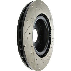 brake disc rotor �f�B�X�N�u���[�L���[�^�[�X�|�[�c�N���X�h�����ƃX���b�g�t���t�����g�X�g�b�v�e�b�N127.22011R Disc Brake Rotor-Sport Cross-Drilled and Slotted Front Right Stoptech 127.22011R�y���s�A���i�z