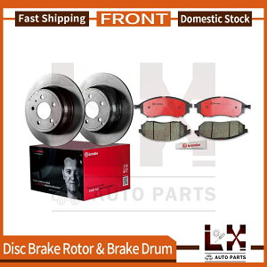 brake disc rotor �t�����g�u�����{�u���[�L���[�^�[�ƃZ���~�b�N�u���[�L�p�b�h�Z�b�g2006 FX45 Front Brembo Brake Rotors & Ceramic Brake Pads Set Set For 2006 FX45�y���s�A���i�z