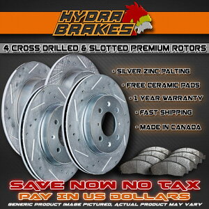 brake disc rotor 2002 2003 2004�N���C�X���[300m 297mm�h�����X���b�g�u���[�L���[�^�[�Z���~�b�NSLV FITS 2002 2003 2004 CHRYSLER 300M 297MM Drill Slot Brake Rotors CERAMIC SLV�y���s�A���i�z
