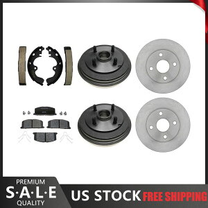 brake disc rotor 1995Ñg^eZtgu[L[^[Z~bNpbh +Au[LhV[Y For 1995 Toyota Tercel Front Brake Rotors Ceramic Pads + Rear Brake Drums Shoes