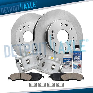 brake disc rotor V{[p̃tgfBXN[^[ +u[LLp[ƃu[LpbhYukon TahoeGXJ[h Front Disc Rotors + Brake Calipers & Brake Pads for Chevy Yukon Tahoe Escalade