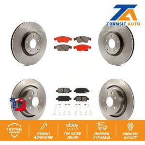 brake disc rotor �C���t�B�j�e�BG37 G35 Q60�C���t�B�j�e�B�p�̃t�����g���A�u���[�L���[�^�[�ƃZ�~���^���p�b�h�L�b�g Front Rear Brake Rotor & Semi-Metallic Pad Kit For Infiniti G37 G35 Q60 INFINITI