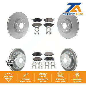brake disc rotor �C���t�B�j�e�BG37 G35 M35���Y350Z�p�̃t�����g���A�R�[�g�u���[�L���[�^�[�Z���~�b�N�p�b�h�L�b�g Front Rear Coat Brake Rotor Ceramic Pad Kit For Infiniti G37 G35 M35 Nissan 350Z�y���s�A���i�z