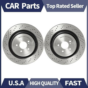 brake disc rotor ZfXxc2013-2018p̃AfBXNu[L[^[2 Xu{ Rear Disc Brake Rotor 2 X Brembo For Mercedes-Benz 2013-2018