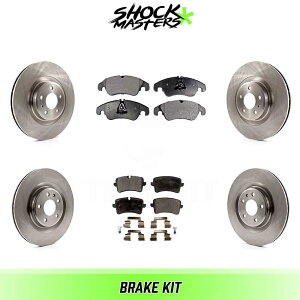 brake disc rotor 2015ÑAEfBA6̃tgAZ~bNu[Lpbhƃ[^[Lbg Front & Rear Ceramic Brake Pads & Rotors Kit for 2015 Audi A6