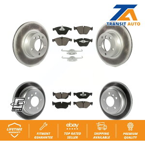 brake disc rotor BMW 328i Xdrive X1 328XI�p�̃t�����g���A�R�[�e�B���O�f�B�X�N�u���[�L���[�^�[�Z���~�b�N�p�b�h�L�b�g Front Rear Coated Disc Brake Rotors Ceramic Pad Kit For BMW 328i xDrive X1 328xi�y���s�A���i�z