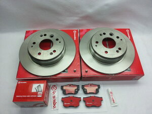 brake disc rotor �u�����{���A�p�b�h�ƃ��[�^�[Acura TL��for Honda Element -P28039N��25835 Brembo Rear Pads & Rotors Acura TL & for Honda Element - P28039N & 25835�y���s�A���i�z