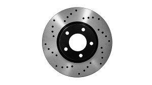 brake disc rotor [�t�����g�h�����u���[�L���[�^�[�Z���~�b�N�p�b�h] 12-15�W�[�v�O�����h�`�F���L�[SRT-8�t�B�b�g [Front Drilled Brake Rotors Ceramic Pads] Fit 12-15 Jeep Grand Cherokee SRT-8�y���s�A���i�z