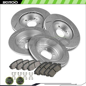 brake disc rotor �t�����g���A�u���[�L���[�^�[�ƃp�b�h�q�����_�C�G�����g���c�[�����OGLGLS SE Front Rear Brake Rotors And Pads Cearmic For Hyundai Elantra Touring GL GLS SE�y���s�A���i�z