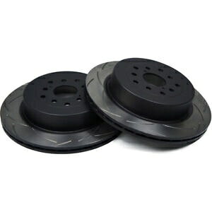 brake disc rotor DBA�X�g���[�g�V���[�YT2���A���[�^�[�i�X���b�g�A�y�A�j2004-2007 STI 655S-10 X2 DBA Street Series T2 Rear Rotors (Slotted, Pair) for 2004-2007 STi 655S-10 x2�y���s�A���i�z