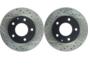 brake disc rotor 1993-1997�t�H�[�h�v���[�u�̃t�����g�y�A�X�g�b�v�e�b�N�f�B�X�N�u���[�L���[�^�[�i44134�j Front PAIR Stoptech Disc Brake Rotor for 1993-1997 Ford Probe (44134)�y���s�A���i�z