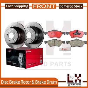 brake disc rotor 2005�N����2011�N�̃}�[�L�����[�}���i�[�̃t�����g�u�����{�u���[�L���[�^�[�ƃZ���~�b�N�u���[�L�p�b�h�L�b�g Front Brembo Brake Rotors & Ceramic Brake Pads Kit For 2005-2011 Mercury Mariner�y��